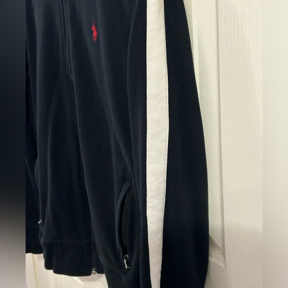 Vintage 80’s Polo Ralph Lauren Men’s Small Full Zip Cotton Blend Track Jacket - Picture 6 of 10
